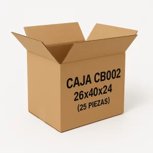 Caja CB002 26x40x24 (25 piezas)